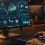 AI파워볼 통계 그래프를 분석 중인 데이터 전문가